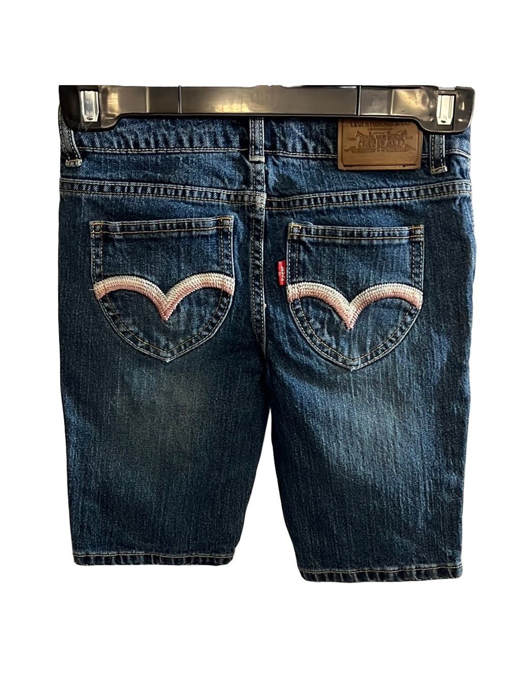 Girls Levi's Blue Denim Shorts Classic Style